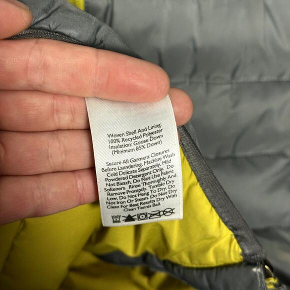 Eddie Bauer Down Filled Puffer Jacket Size Large Climbing Hiking - Picture 7 of 7